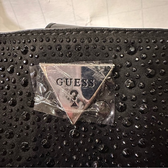 Guess Studded and Suede Black Crossbody Bag - Picture 4 of 11